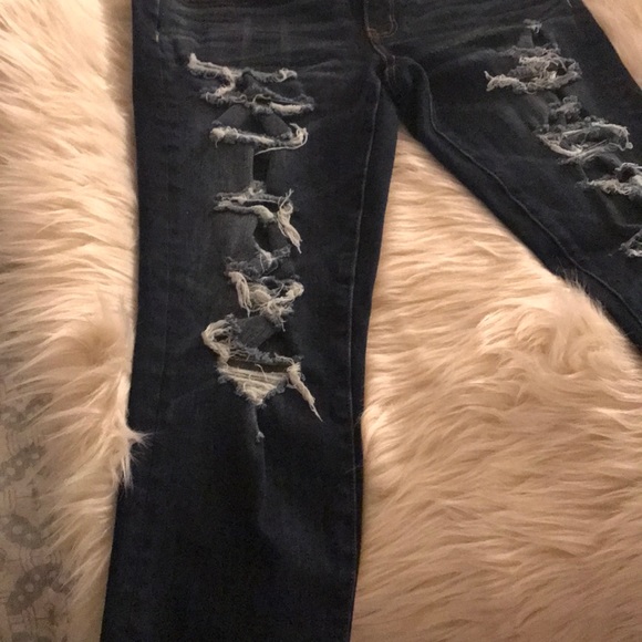 American Eagle Ripped Jeans/Jeggings - Picture 2 of 5